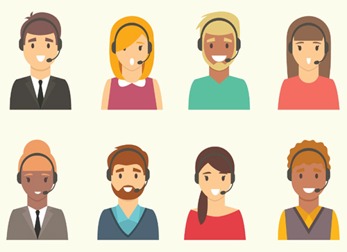 400电话智能来电分配素材图