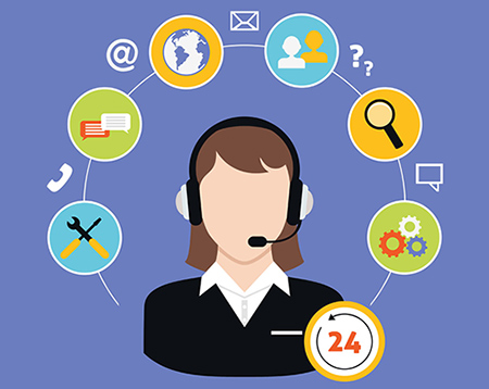 400呼叫中心素材图