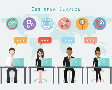 400呼叫中心素材图