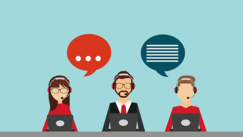 400呼叫中心素材图