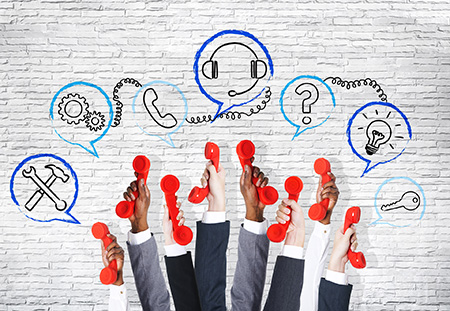400电话呼叫中心素材图
