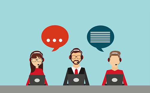 400呼叫中心素材图