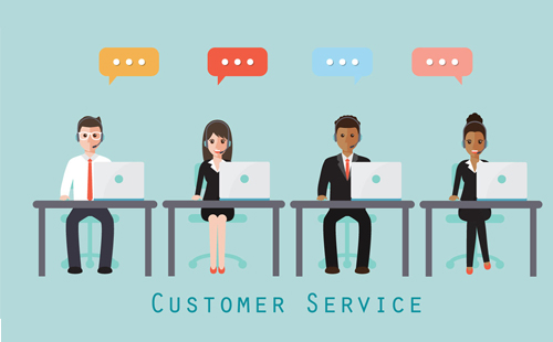 400呼叫中心素材图