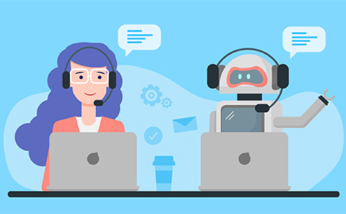 400呼叫中心素材图