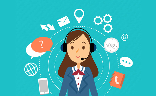 400呼叫中心素材图